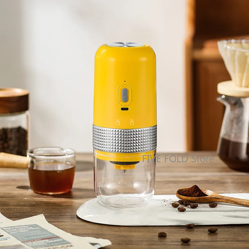 USB Wireless Electric Coffee Grinder – Portable & Professional