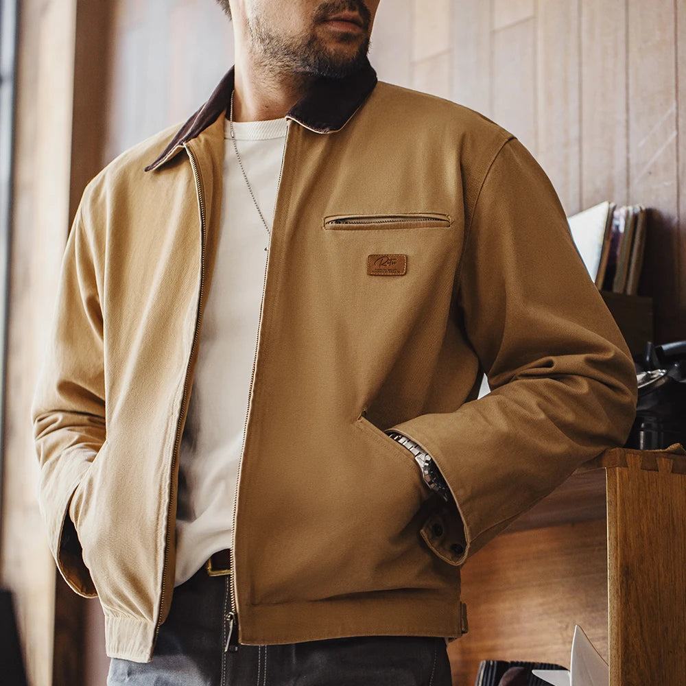 Maden Retro Canvas Detroit Hunting J001 Jacket – Heavyweight Workwear