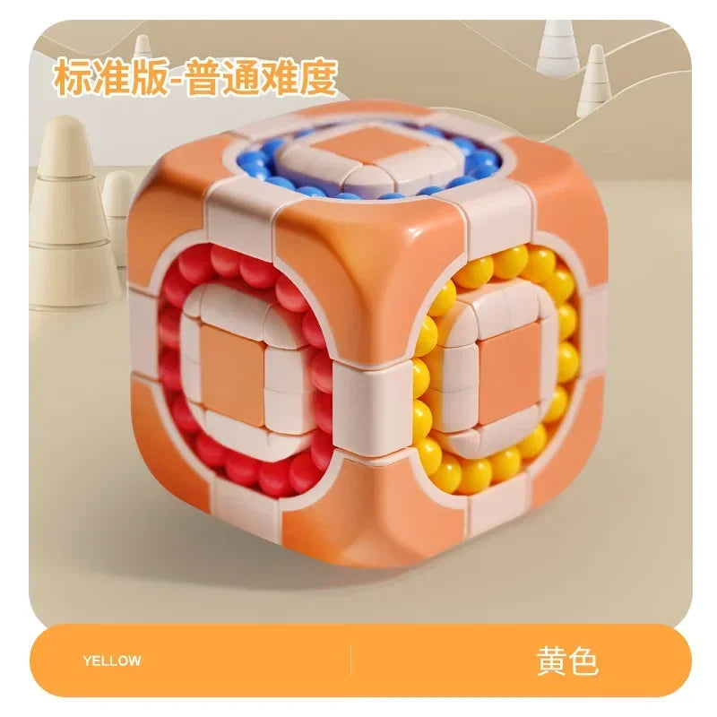 Magic Bean Fidget Decompression Cube for Release Stress Autism Anxiety Relieve Adult Kids Stress Relief Anti-Stress Fingertip