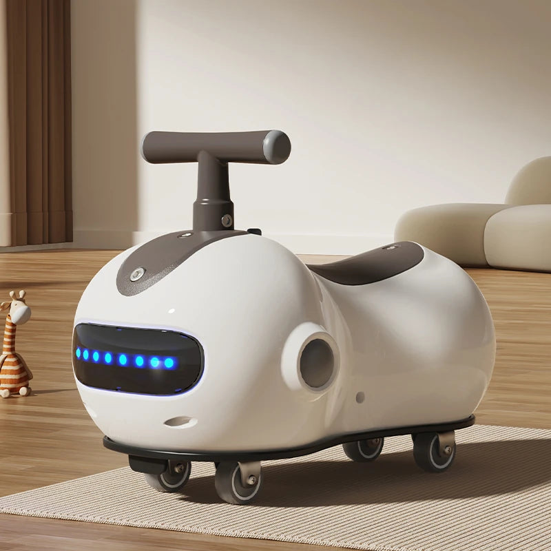 Baby Peanut Twist Car – Infant Scooter Walker with Sound & Light