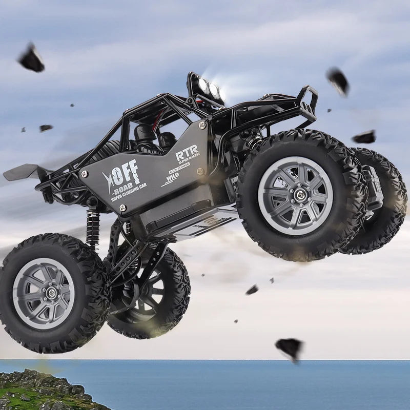 High-Speed Off-Road Climbing Truck with Cool LED Lights and Remote Control