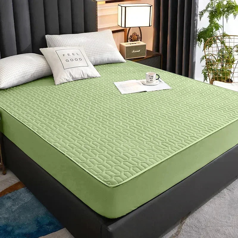 Waterproof Thicken Mattress Protector – Skin-Friendly & Comfortable