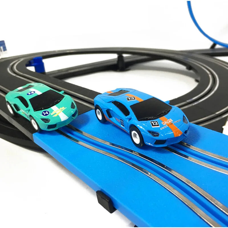 Double Remote Control Car Racing Track Set