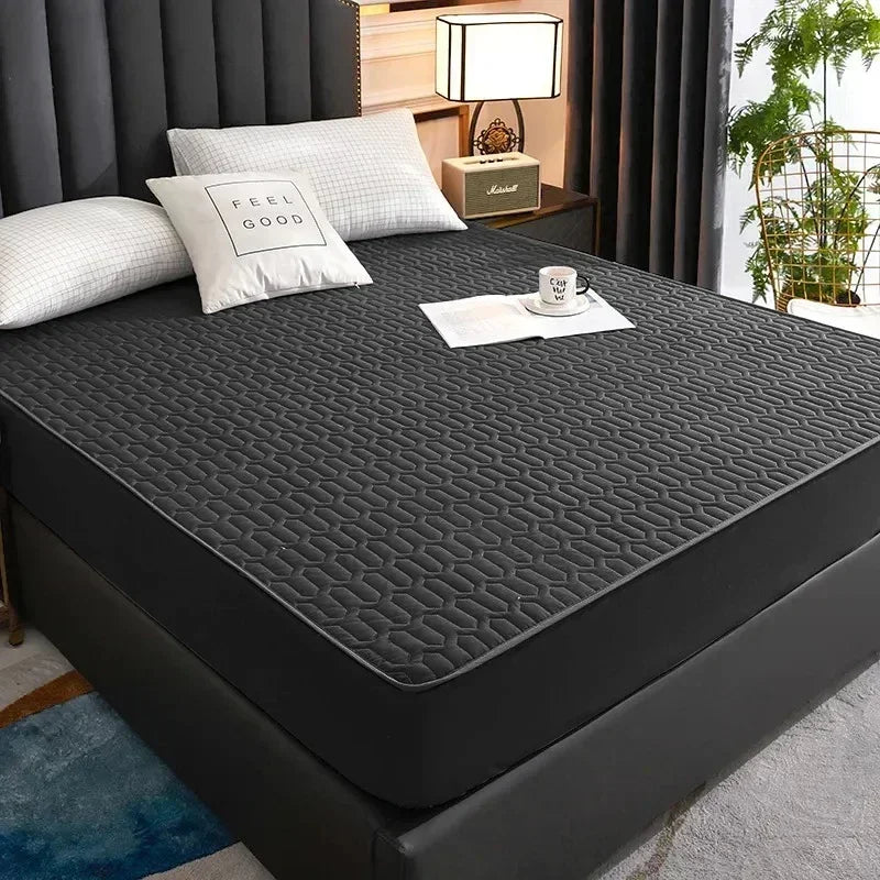 Waterproof Thicken Mattress Protector – Skin-Friendly & Comfortable