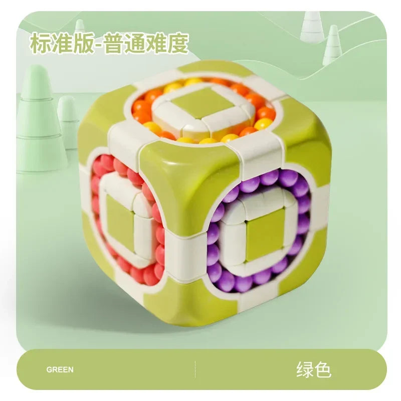 Magic Bean Fidget Decompression Cube for Release Stress Autism Anxiety Relieve Adult Kids Stress Relief Anti-Stress Fingertip