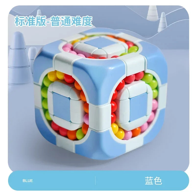 Magic Bean Fidget Decompression Cube for Release Stress Autism Anxiety Relieve Adult Kids Stress Relief Anti-Stress Fingertip