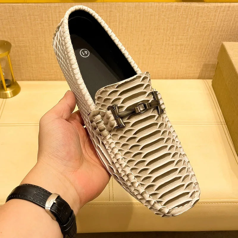 Summer Men’s Outdoor Driving Shoes – Anti-Slip, Breathable & Comfortable