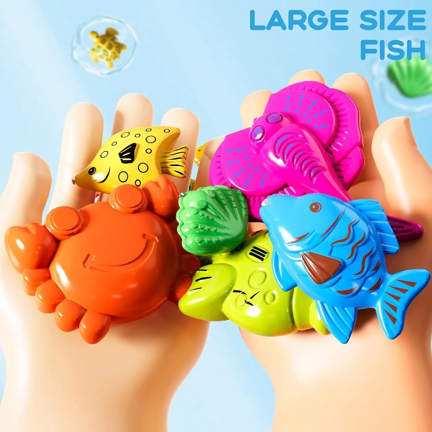 Magnetic Fishing Set with Inflatable Pool – Summer Party Game for Kids