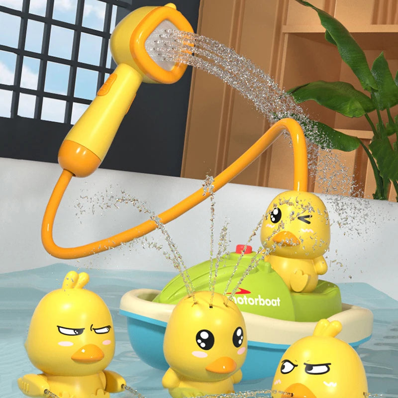 Baby Bath Toys – Cute Duck Electric Water Spray