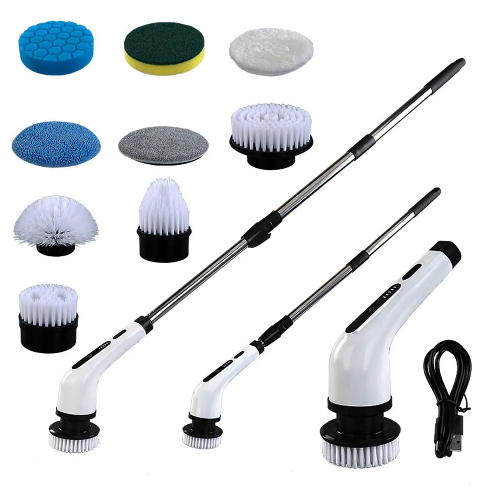 9-in-1 Electric Cleaning Brush – Powerful, Cordless & Multi-Purpose