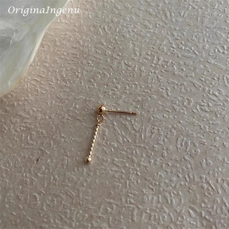 4 Pieces 14K Gold Filled Stud Earrings Set – Dainty & Tarnish Resistant