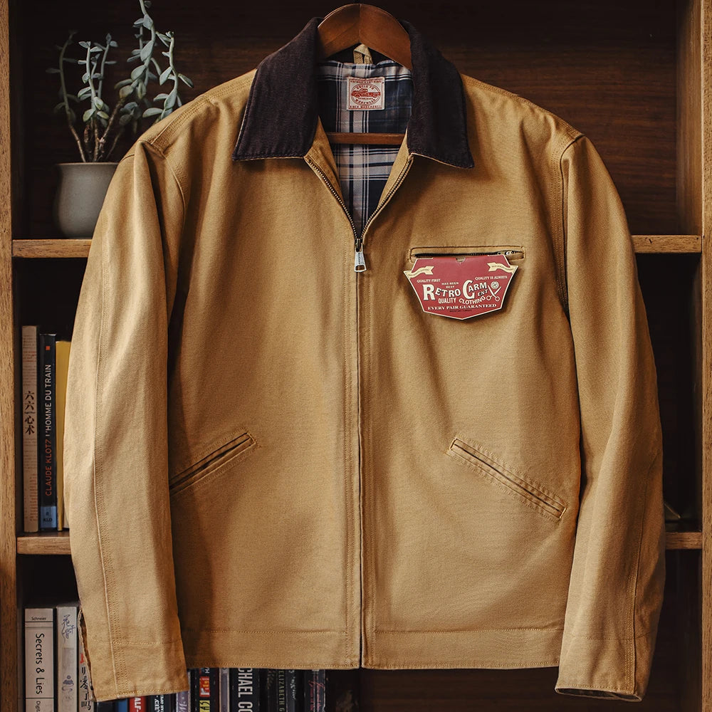 Maden Retro Canvas Detroit Hunting J001 Jacket – Heavyweight Workwear