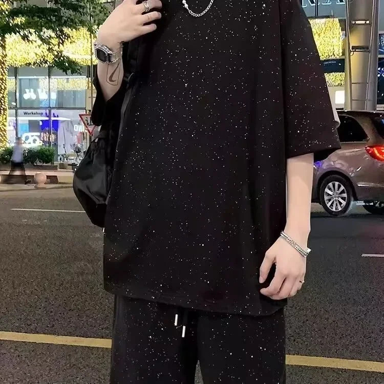 Lightweight Loose Fit Men's Summer Sportswear Set