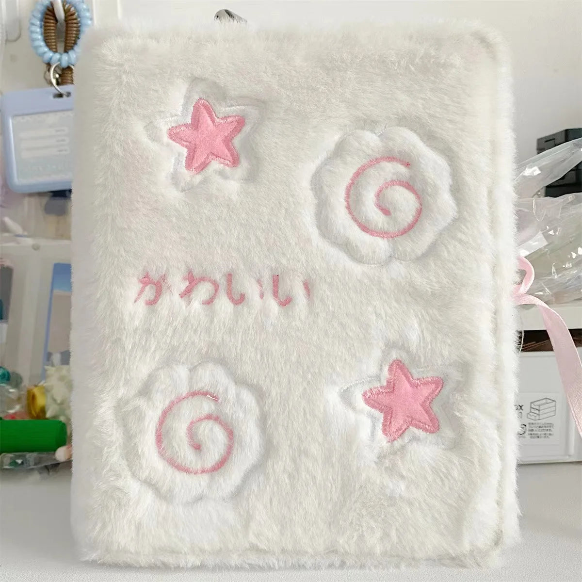 Sweet Pink Star DIY Photo Album – A6 Binder for Photocards & Postcards