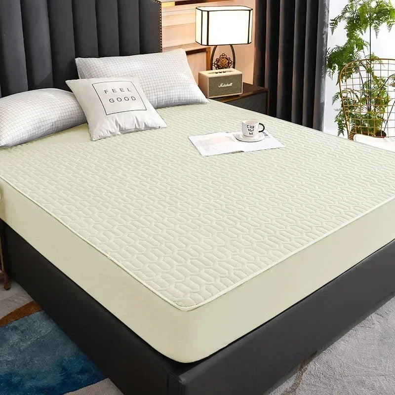 Waterproof Thicken Mattress Protector – Skin-Friendly & Comfortable