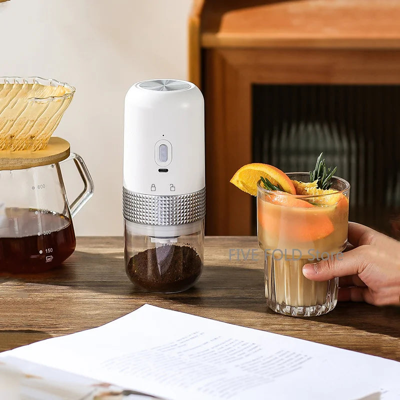 USB Wireless Electric Coffee Grinder – Portable & Professional