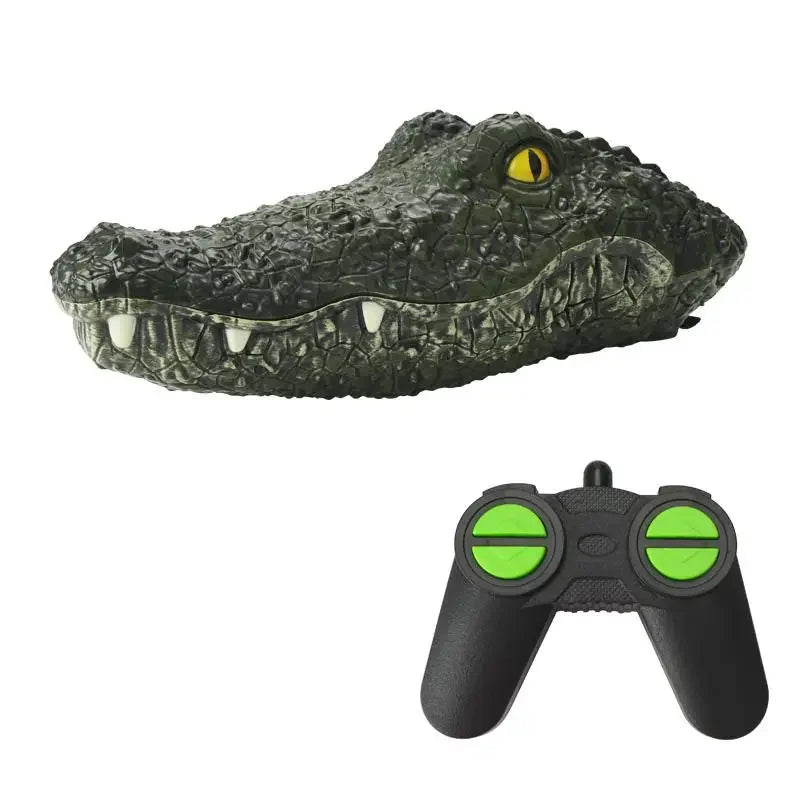 RC Boat Simulation Crocodile Head – 2.4G Remote Control Alligator Decoy